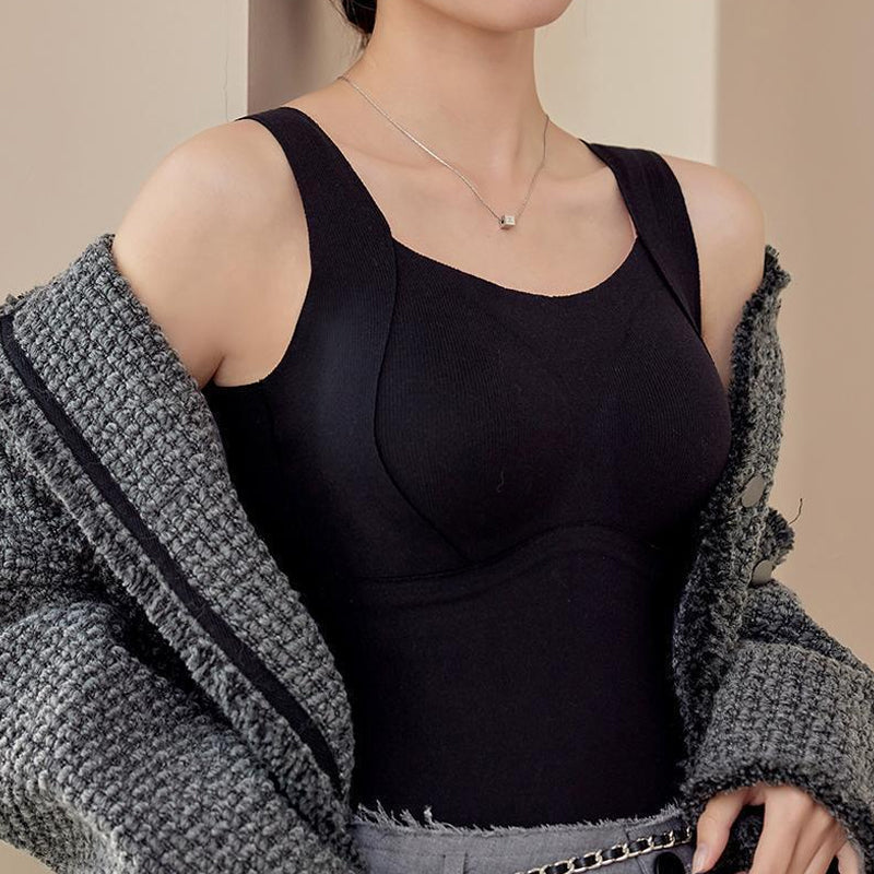 🥰 Modna kamizelka termiczna z biustonoszem