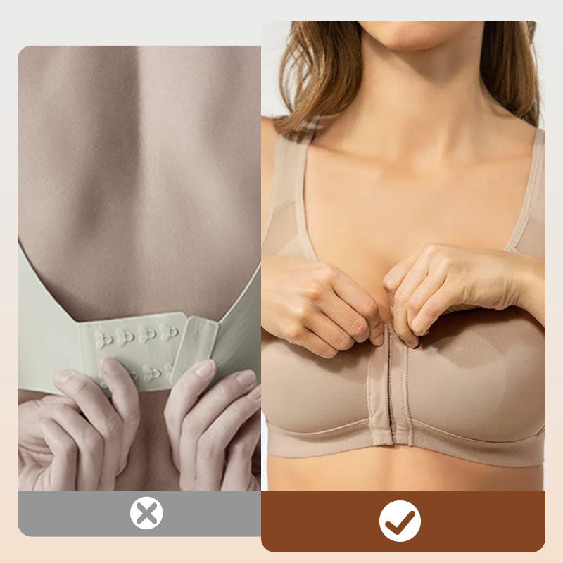 🔥👙【1 +1 gratis 】Biustonosz Bezprzewodowy z Zapięciem z Przodu dla Kobiet