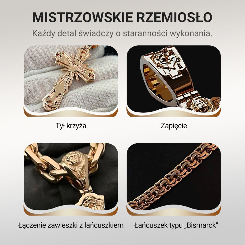 🔥✨Naszyjnik z zawieszką z poświęceniem Świętego Jezusa
