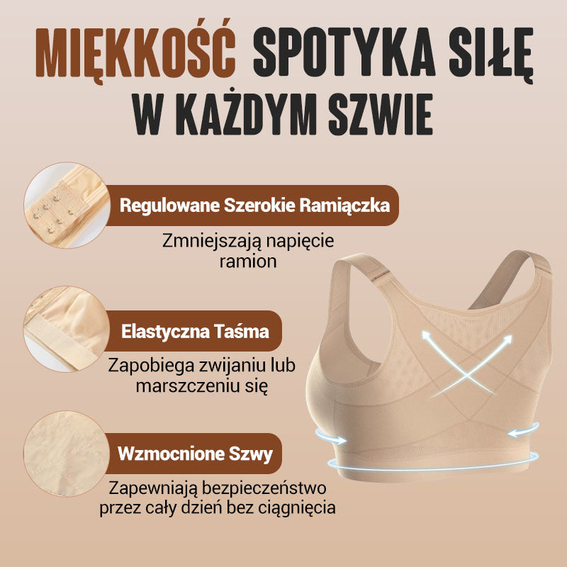 🔥👙【1 +1 gratis 】Biustonosz Bezprzewodowy z Zapięciem z Przodu dla Kobiet