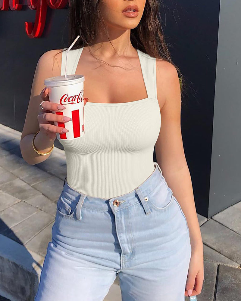 💗Wyszczuplanie talii💗Seksowne podkoszulki kontrolujące brzuch Bodysuits
