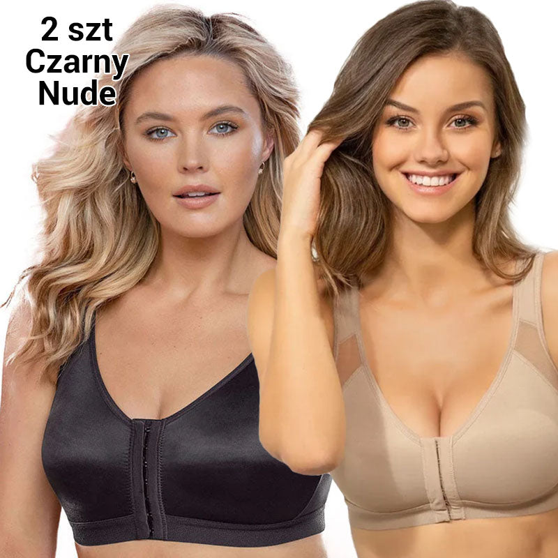 🔥👙【1 +1 gratis 】Biustonosz Bezprzewodowy z Zapięciem z Przodu dla Kobiet