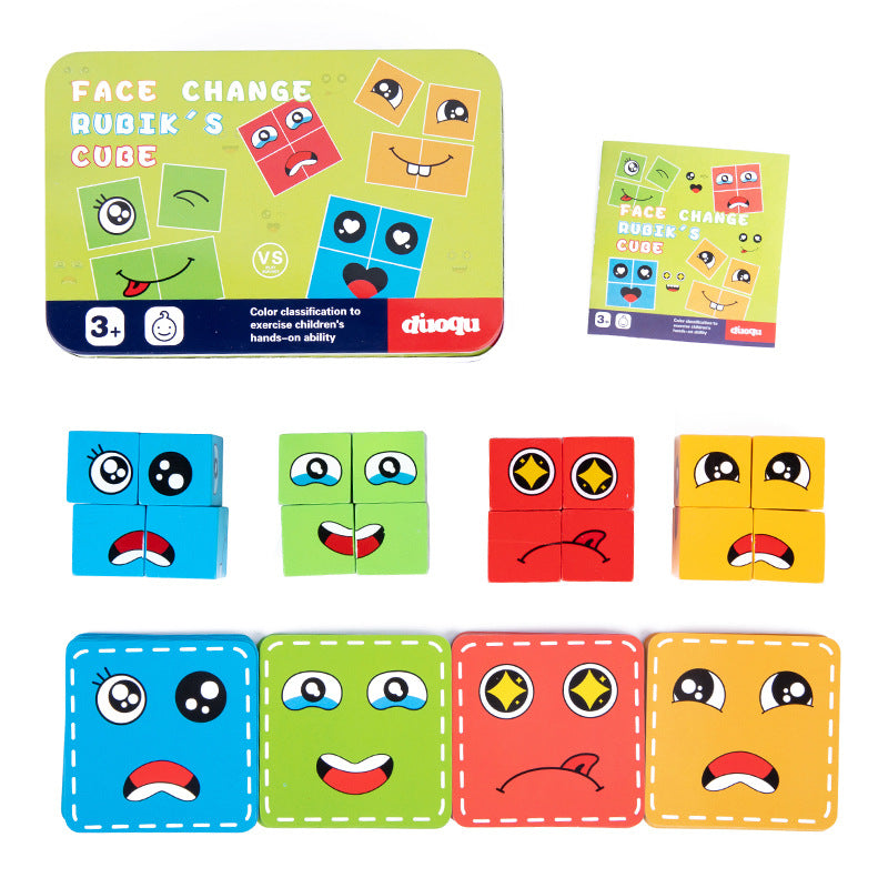 🔥🎁Puzzle 5D Edukacyjna gra rodzinna zmieniająca twarze🧩