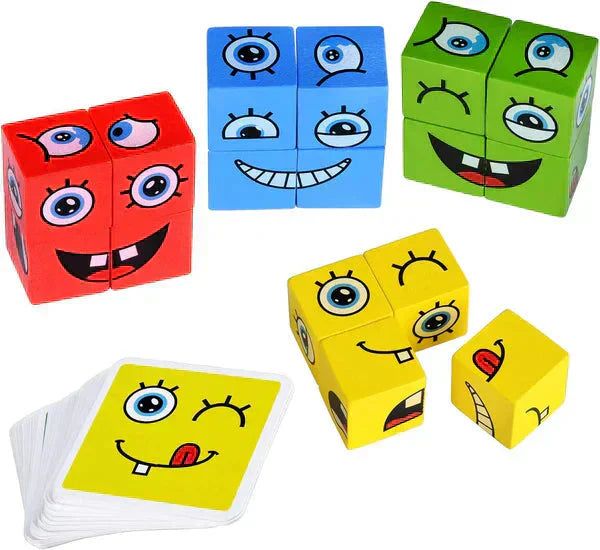 🔥🎁Puzzle 5D Edukacyjna gra rodzinna zmieniająca twarze🧩
