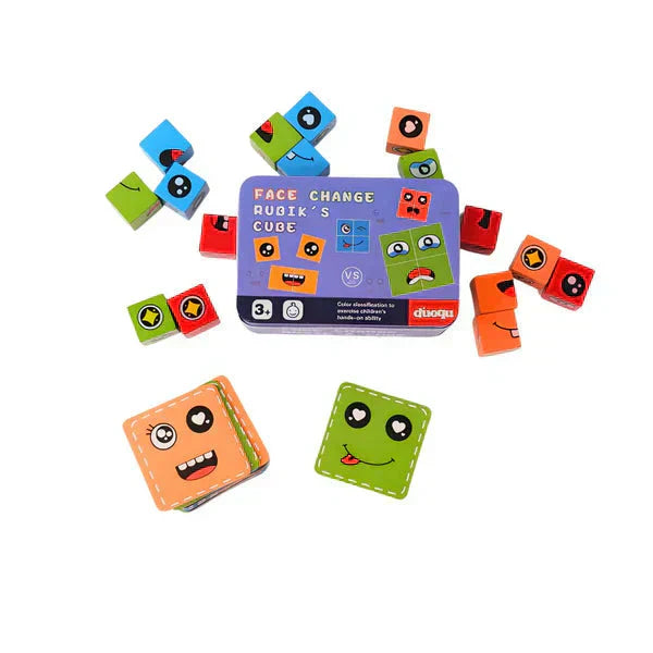 🔥🎁Puzzle 5D Edukacyjna gra rodzinna zmieniająca twarze🧩