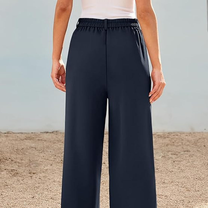 🔥👖Damskie spodnie z wysokim stanem i prostymi nogawkami