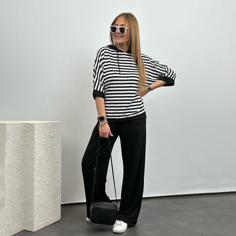 🔥👚👖Damski elegancki 2-częściowy zestaw na co dzień