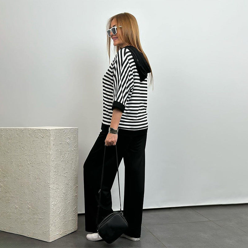🔥👚👖Damski elegancki 2-częściowy zestaw na co dzień