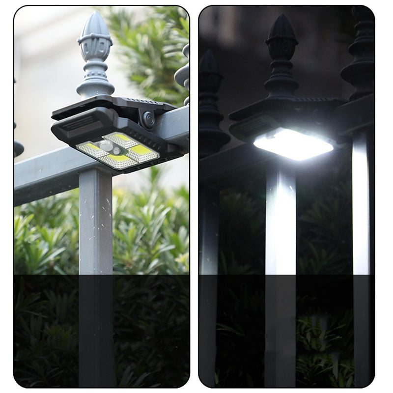 🔥✨Zewnętrzna lampa solarna z klipsem i czujnikiem ruchu