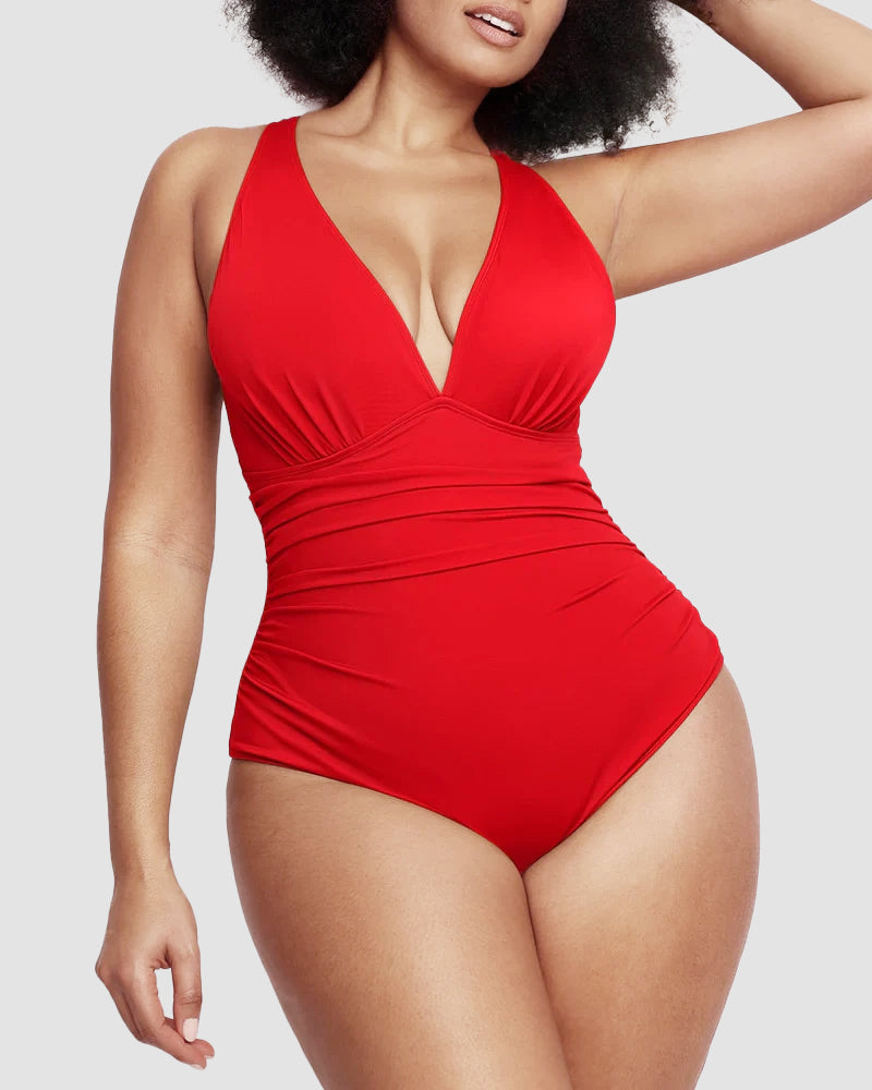 🔥👙Inteligentny kostium kąpielowy typu plunge podkreśli Twoją sylwetkę