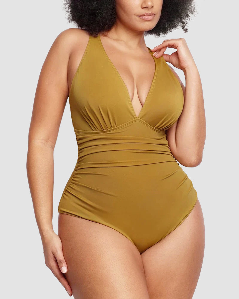 🔥👙Inteligentny kostium kąpielowy typu plunge podkreśli Twoją sylwetkę