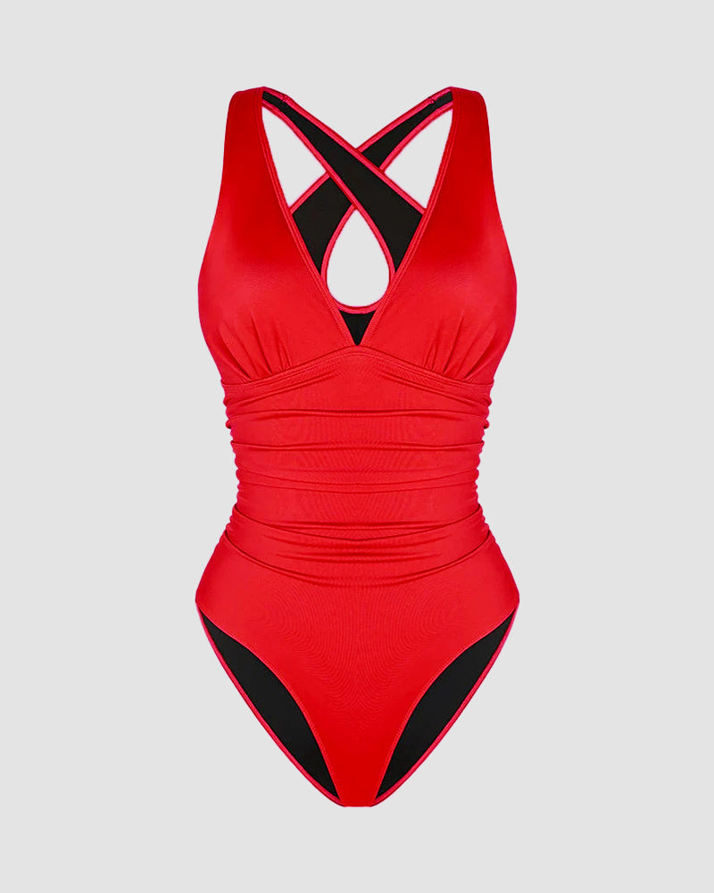 🔥👙Inteligentny kostium kąpielowy typu plunge podkreśli Twoją sylwetkę