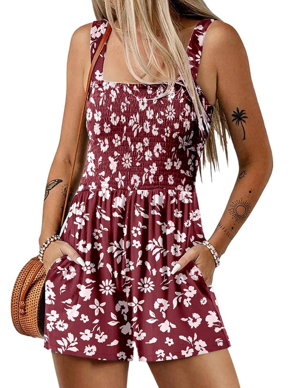 🔥👗Letnia koszulka damska z kwadratowym dekoltem, bez rękawów, luźna, casualowa, krótka ramoneska✨