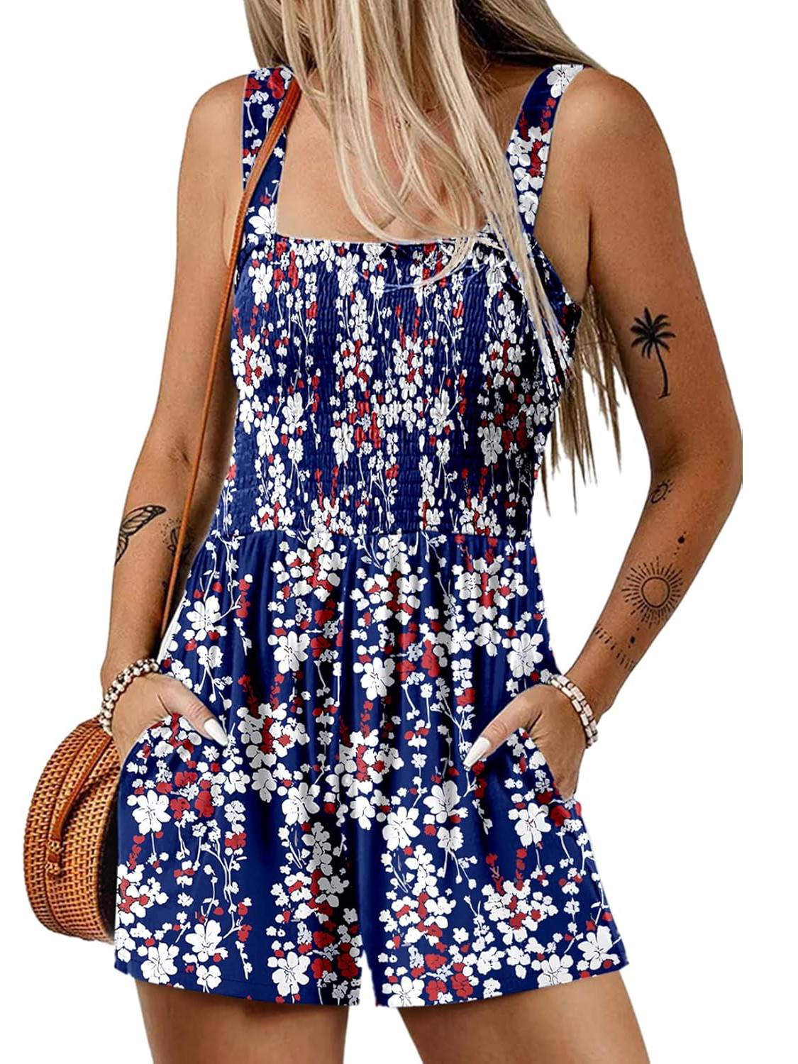 🔥👗Letnia koszulka damska z kwadratowym dekoltem, bez rękawów, luźna, casualowa, krótka ramoneska✨