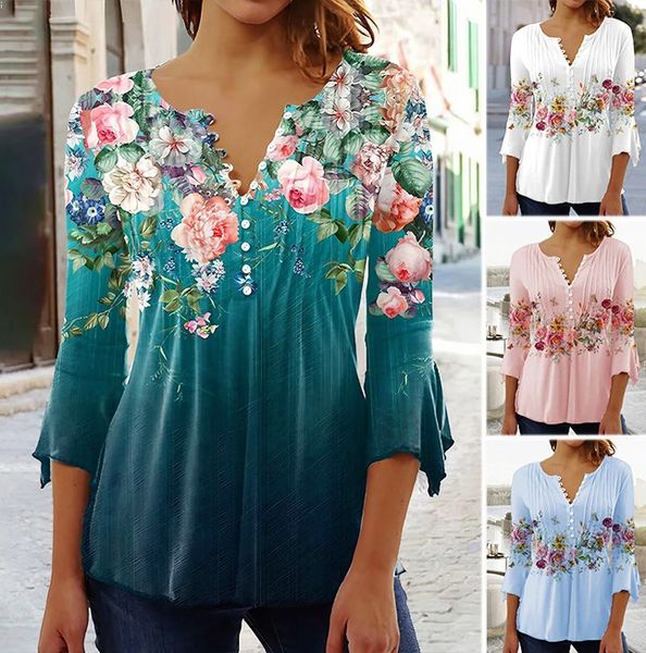 🔥👚Jedna rzecz, dwa style! 🌸2025 Koszulka damska z nadrukiem