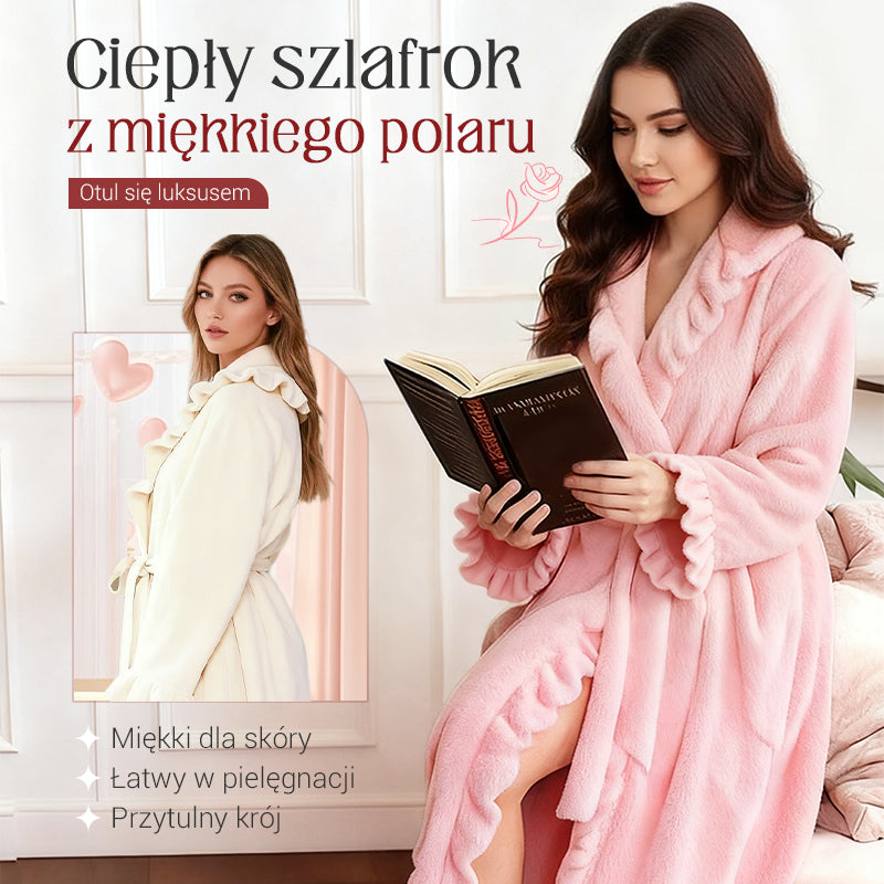 🔥💋 Miękki i puszysty szlafrok - Materiał przyjazny dla skóry