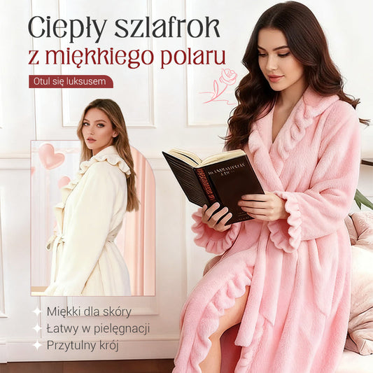 🔥💋 Miękki i puszysty szlafrok - Materiał przyjazny dla skóry
