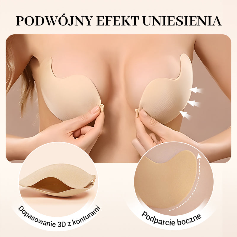 🔥💋Niewidoczny samoprzylepny biustonosz push-up【✨Kup 1 i otrzymaj 1 gratis】