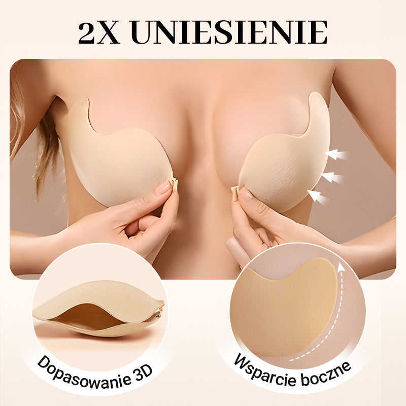 🔥💋Niewidoczny biustonosz samoprzylepny typu push-up【✨Kup 1 i otrzymaj 1 gratis】