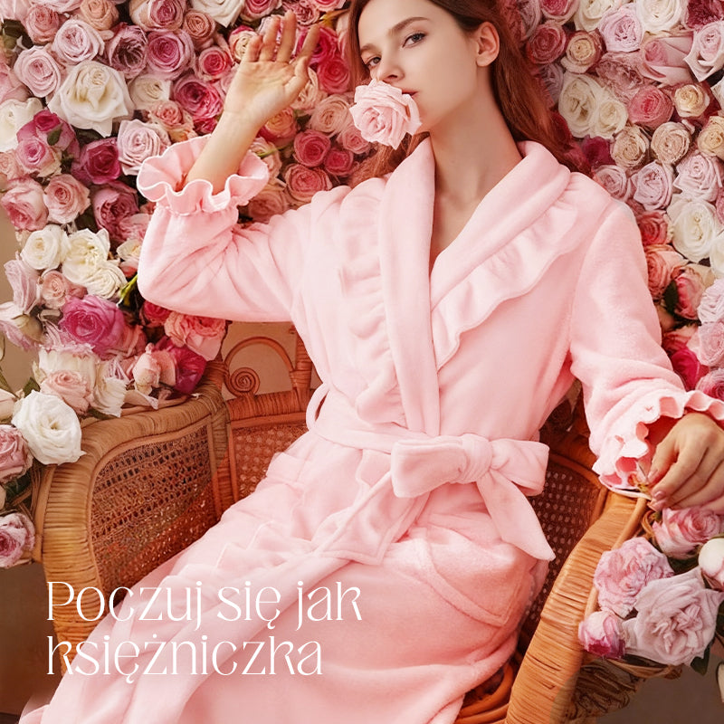 🔥💋 Miękki i puszysty szlafrok - Materiał przyjazny dla skóry