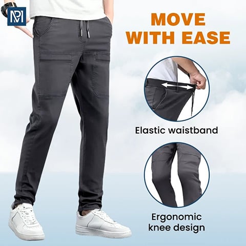 🔥👖【S-4XL】Wytrzymałe spodnie cargo z wieloma kieszeniami o wysokim stopniu rozciągliwości