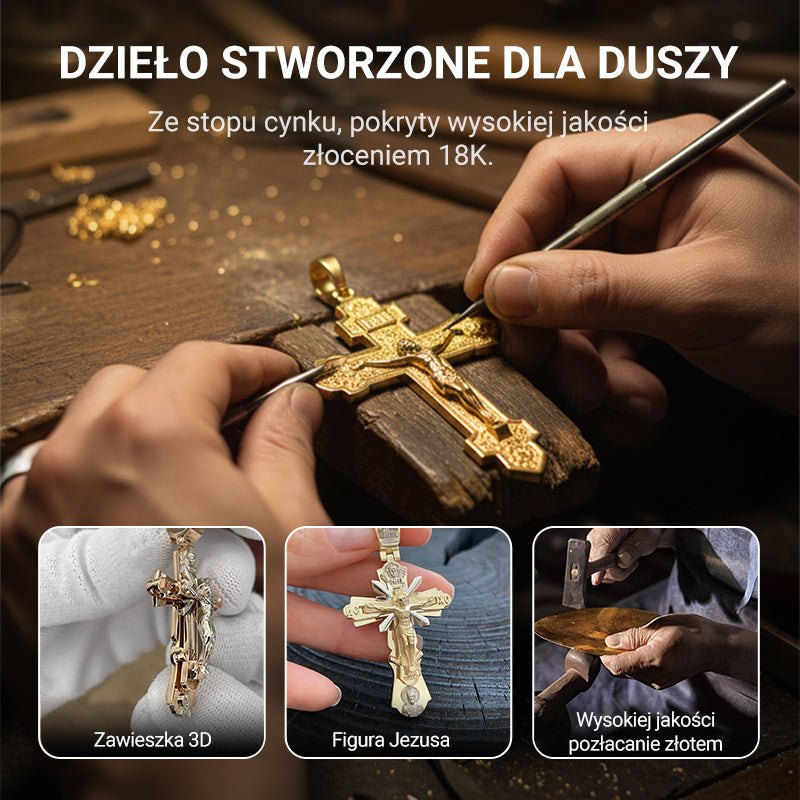 🔥✨Naszyjnik z zawieszką z poświęceniem Świętego Jezusa