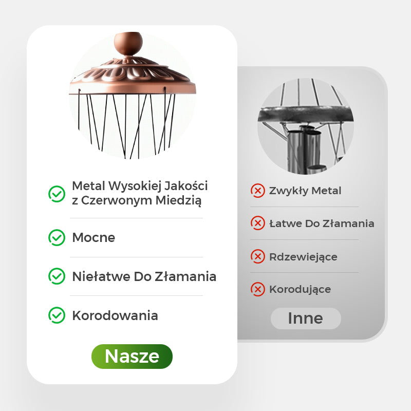 🔥🔔Ręcznie wykonane mosiężne dzwonki wietrzne