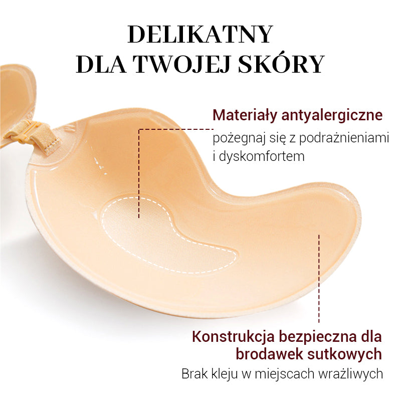 🔥💋Niewidoczny samoprzylepny biustonosz push-up【✨Kup 1 i otrzymaj 1 gratis】