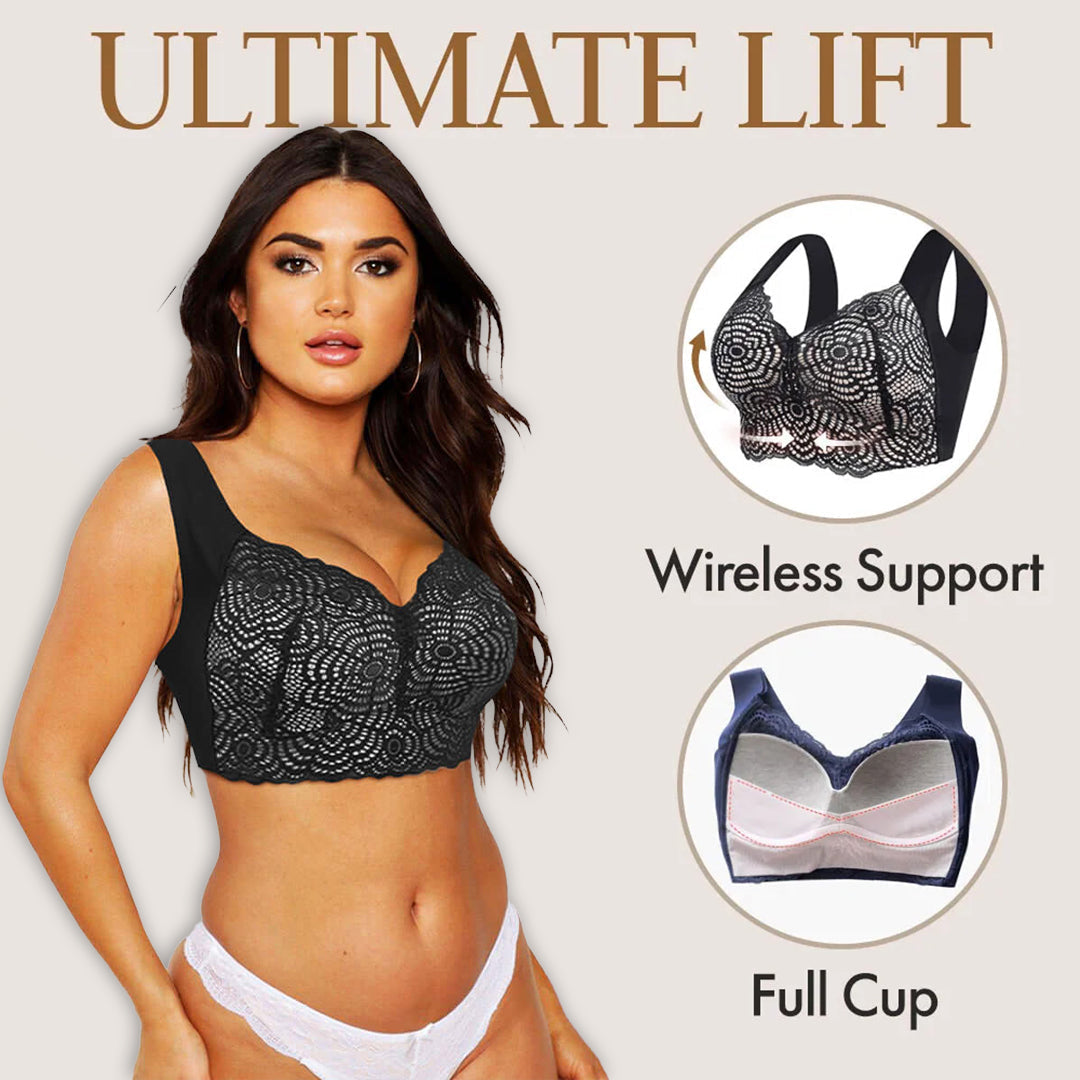 👙💋Kup 1 i otrzymaj 2 za darmo 🔥 Biustonosz z koronką w rozmiarze oversize.