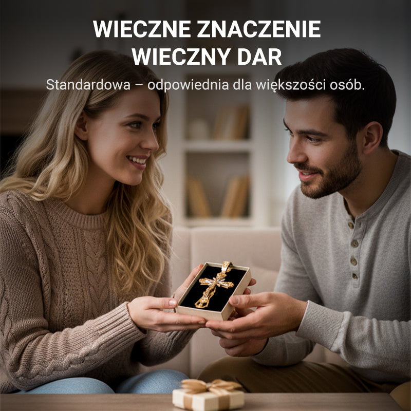 🔥✨Naszyjnik z zawieszką z poświęceniem Świętego Jezusa
