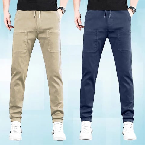 🔥👖【S-4XL】Wytrzymałe spodnie cargo z wieloma kieszeniami o wysokim stopniu rozciągliwości