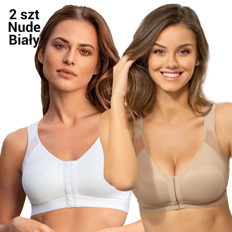 🔥👙【1 +1 gratis 】Biustonosz Bezprzewodowy z Zapięciem z Przodu dla Kobiet