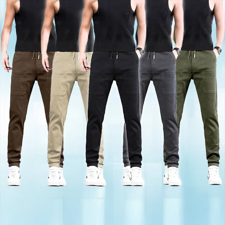 🔥👖【S-4XL】Wytrzymałe spodnie cargo z wieloma kieszeniami o wysokim stopniu rozciągliwości