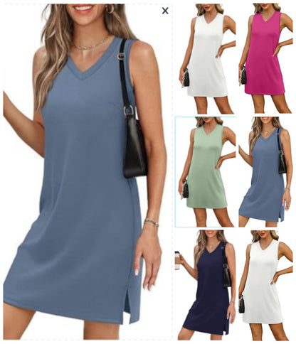🔥👗Damska mini sukienka z dekoltem w szpic