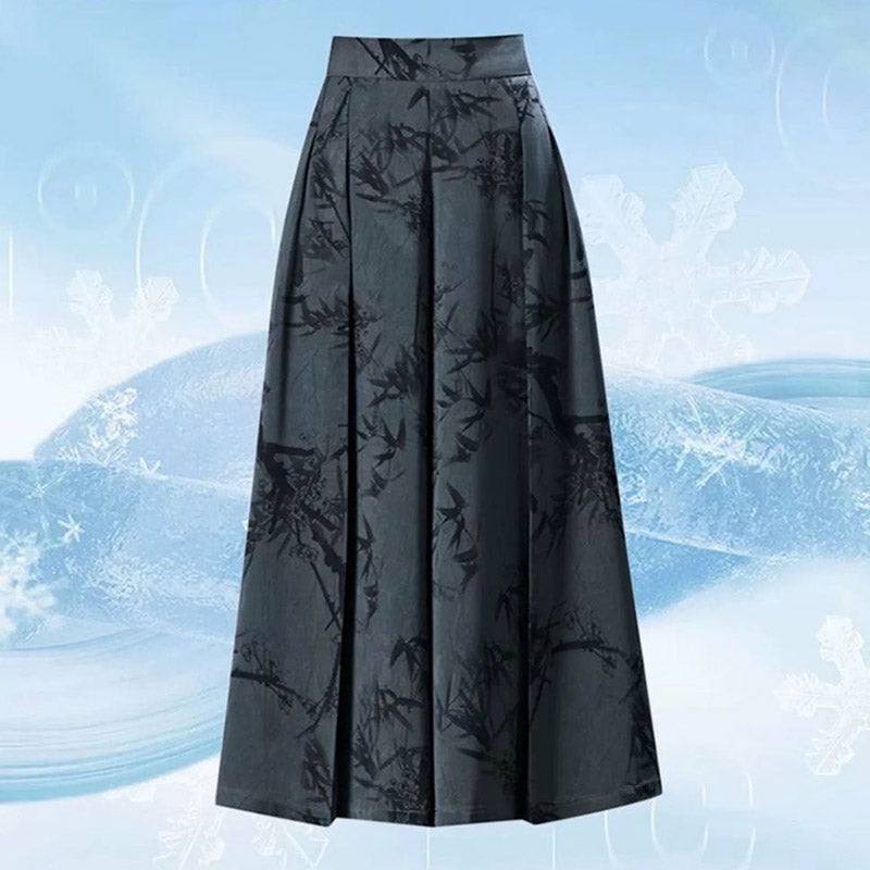 🔥👗Eleganckie damskie szyfonowe spodnie z szerokimi nogawkami