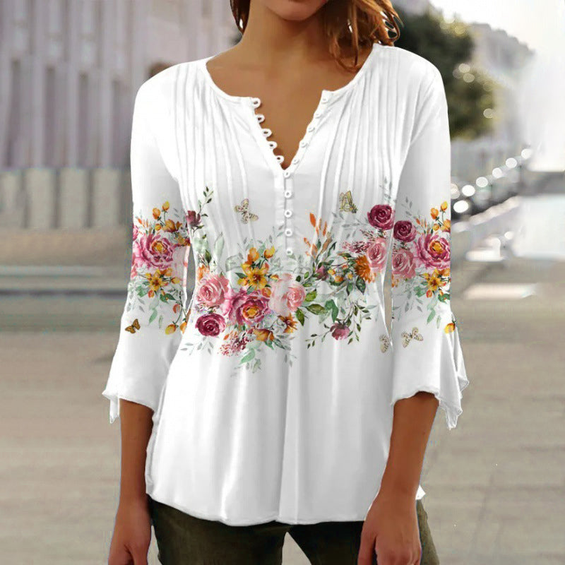 🔥👚Jedna rzecz, dwa style! 🌸2025 Koszulka damska z nadrukiem