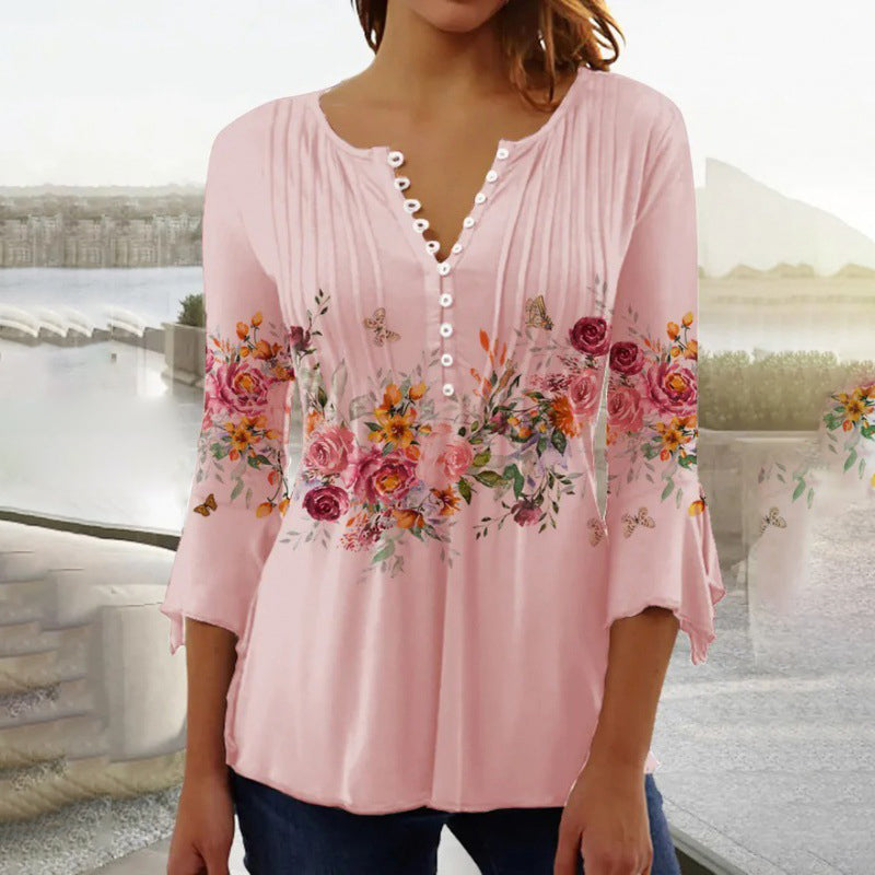 🔥👚Jedna rzecz, dwa style! 🌸2025 Koszulka damska z nadrukiem
