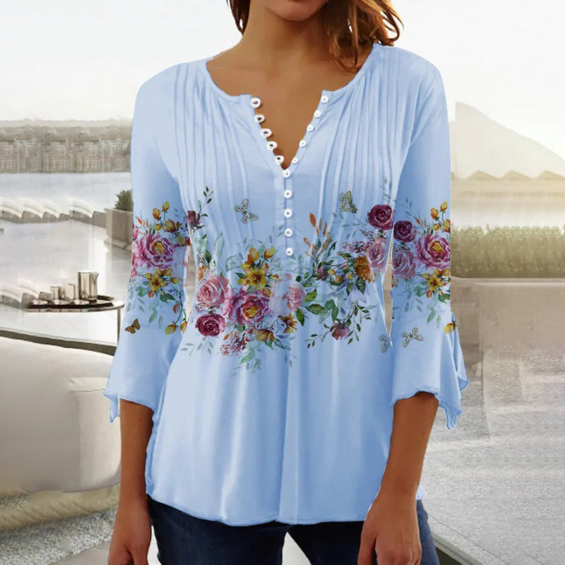 🔥👚Jedna rzecz, dwa style! 🌸2025 Koszulka damska z nadrukiem