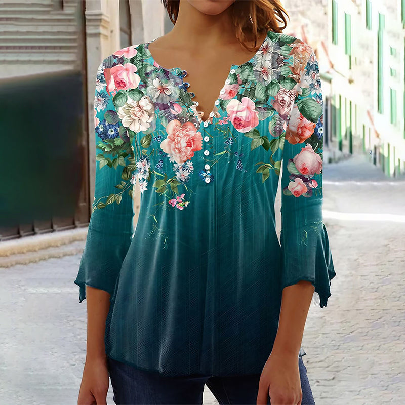 🔥👚Jedna rzecz, dwa style! 🌸2025 Koszulka damska z nadrukiem