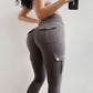 🔥👖Damskie seksowne legginsy z kieszeniami, spodnie do fitnessu i dresu
