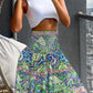 🌸【M-2XL】Spódnica damska z wysokim stanem z nadrukiem