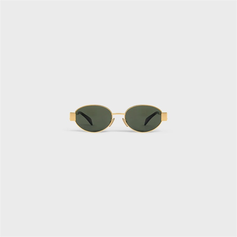 🔥🕶️Okulary przeciwsłoneczne Vintage Owalna Oprawka Z Etui