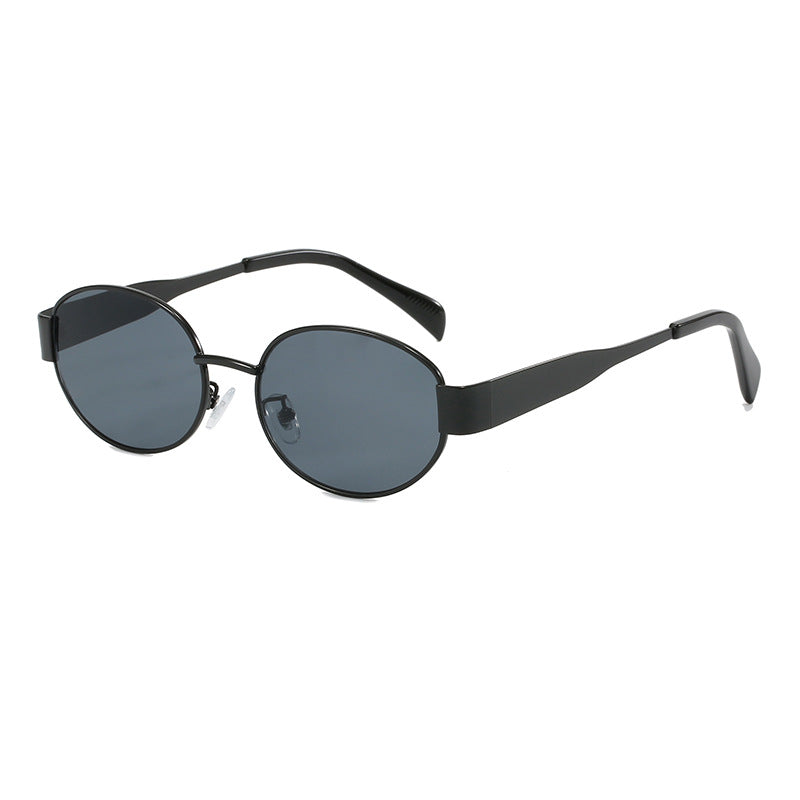 🔥🕶️Okulary przeciwsłoneczne Vintage Owalna Oprawka Z Etui