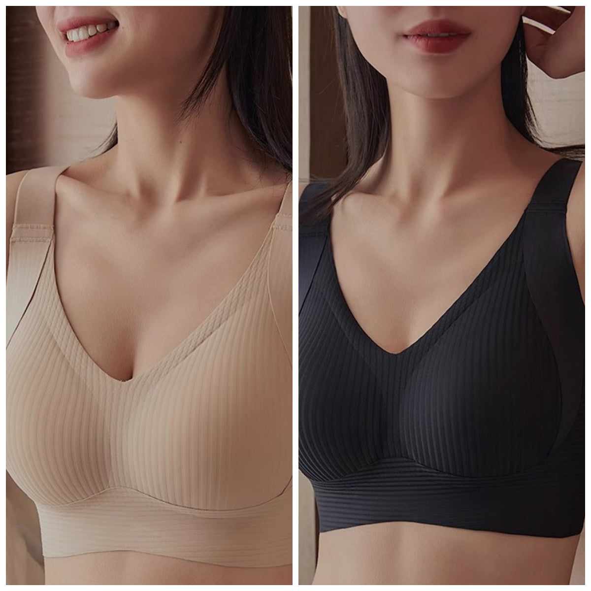 🔥👙【2025 Nowości】💖Sutien bezszwowe w paski