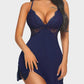 👗💋【S-2XL】Seksowna damska sukienka do spania z koronkowym rozcięciem i kokardką