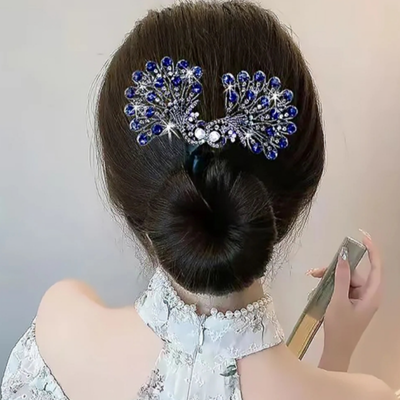 💥【Kup 1 i otrzymaj 1 gratis】🦚Akcesoria do włosów Fashion Retro Peacock