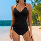 🥰Udanych wakacji - 👙Seksowny damski strój kąpielowy halterneck z marszczeniami【S-2XL】