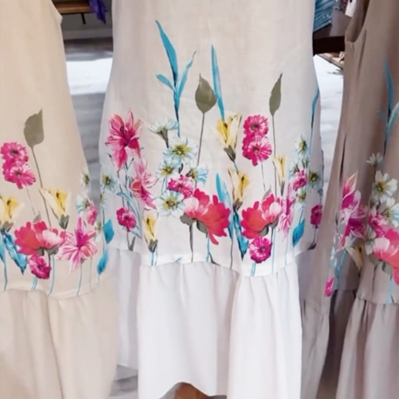 🌺👗【S-4XL】 LETNIA SUKIENKA DAMSKA - Kwiatowy Wzór & Bezrękawna
