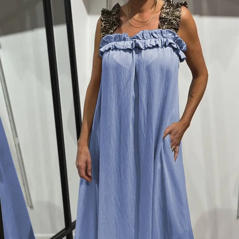 🔥👗【S-4XL】2025 nowa bawełniana lniana sukienka