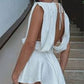 🔥👗Seksowny damski kombinezon z głębokim dekoltem w serek